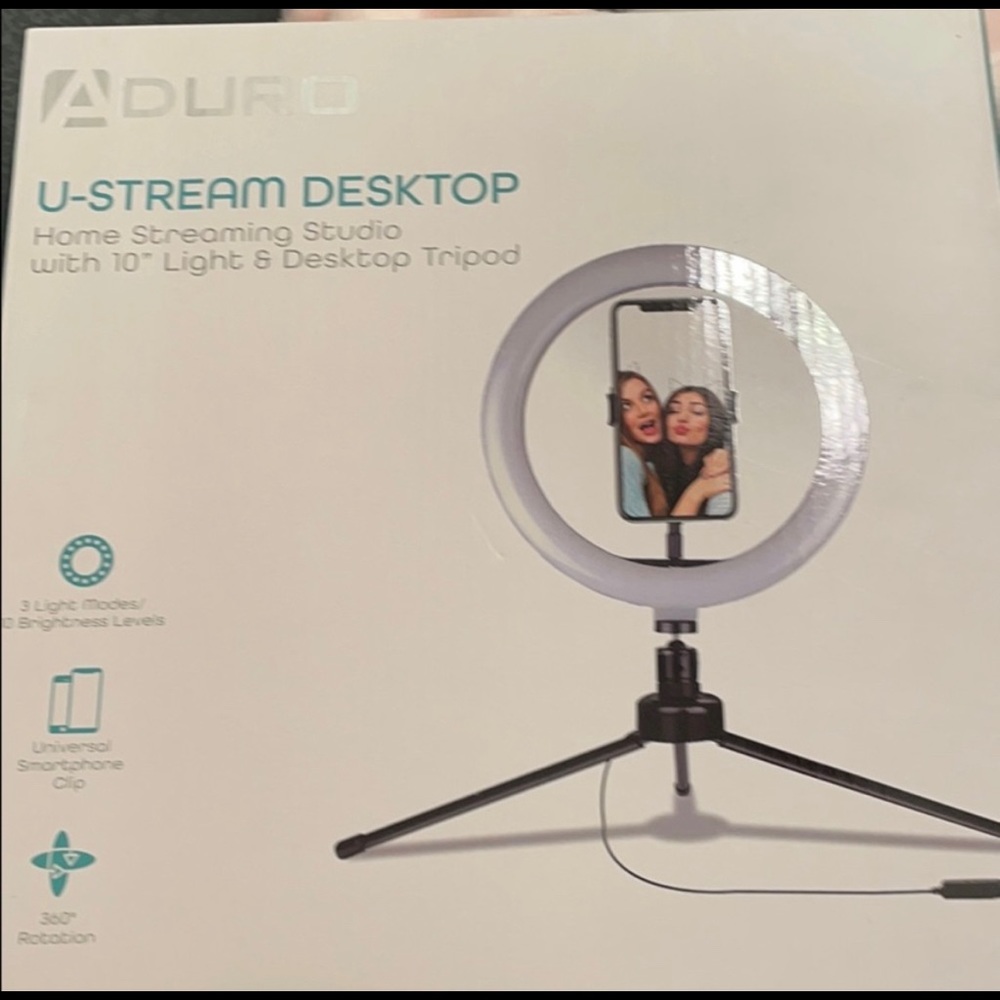 Desktop Tri-pod Ring Light